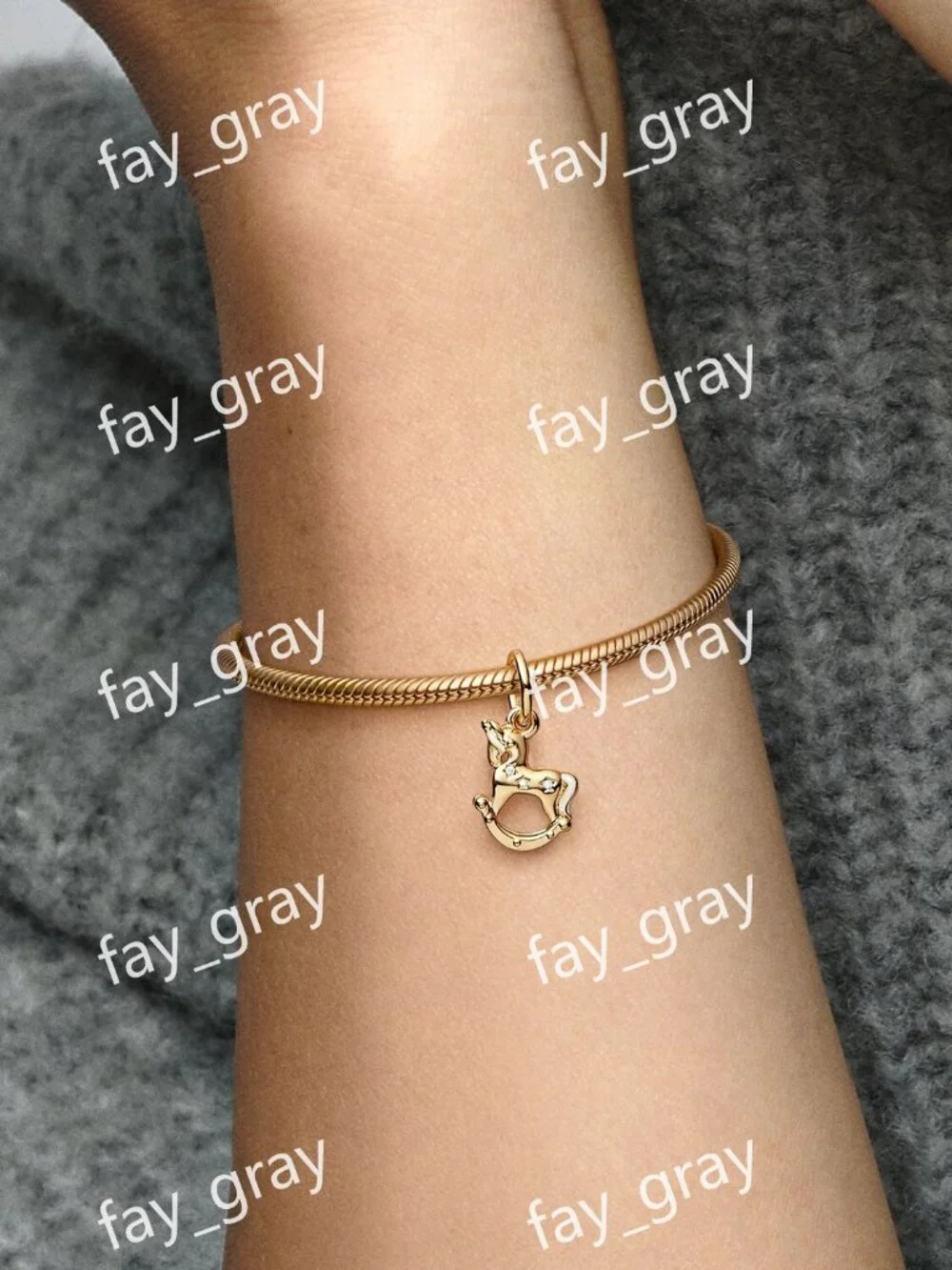 Pandora Rocking Unicorn Dangle Charm